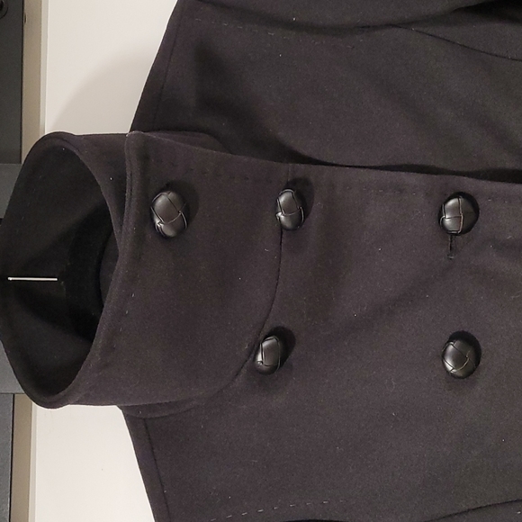 Aritzia T babaton Howell Wool black coat - Picture 6 of 12